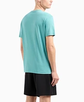 A|X Armani Exchange Men's Regular-Fit Gradient Box Logo Graphic T-Shirt