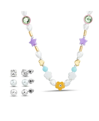 kensie 3 Earrings and Necklace Set