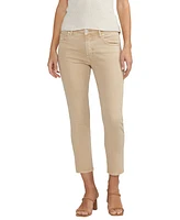 Jag Women's Cassie Mid Rise Cropped Pants