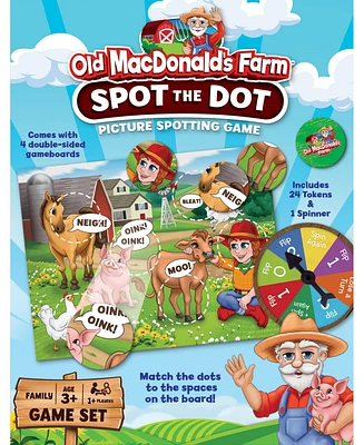 Masterpieces Puzzles MasterPieces Old MacDonald's Farm Spot the Dot Game for kids