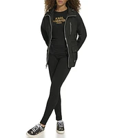 Karl Lagerfeld Women's Hooded Filed Jacket