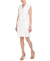 Bcbg New York Women's Tie-Waist Sleeveless Blazer Dress