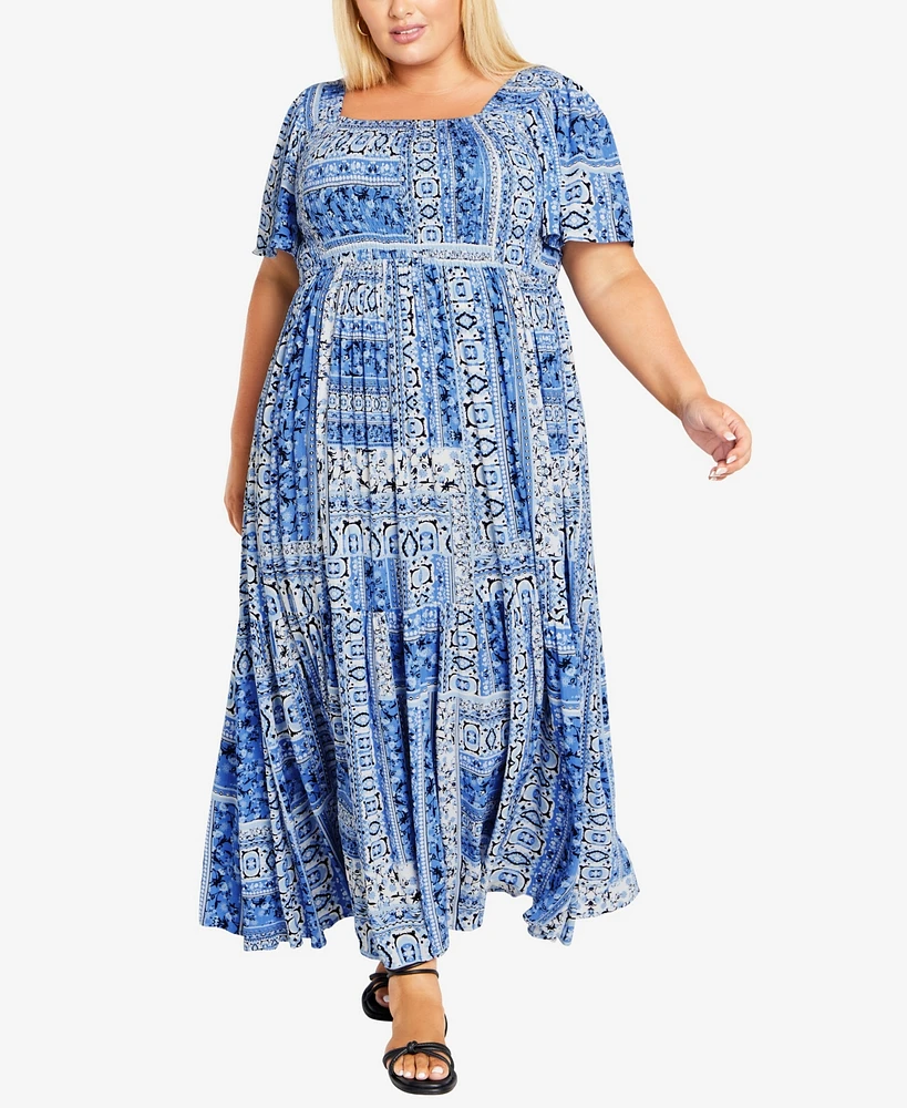 Avenue Plus Sophia Maxi Dress