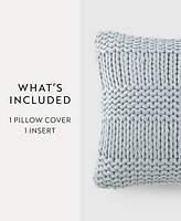 ienjoy Home Cozy Chunky Knit Decorative Pillow, 20" x
