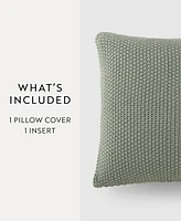 ienjoy Home Stitch Knit Decorative Pillow, 20" x