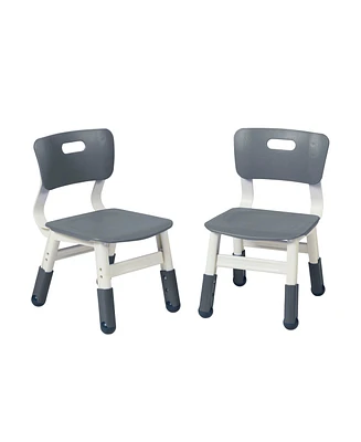 ECR4Kids Classroom Adjustable Chair, Grassy Green, 2-Pack