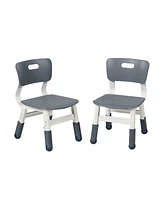 ECR4Kids Classroom Adjustable Chair, Flexible Seating, Grassy Green, 2-Pack