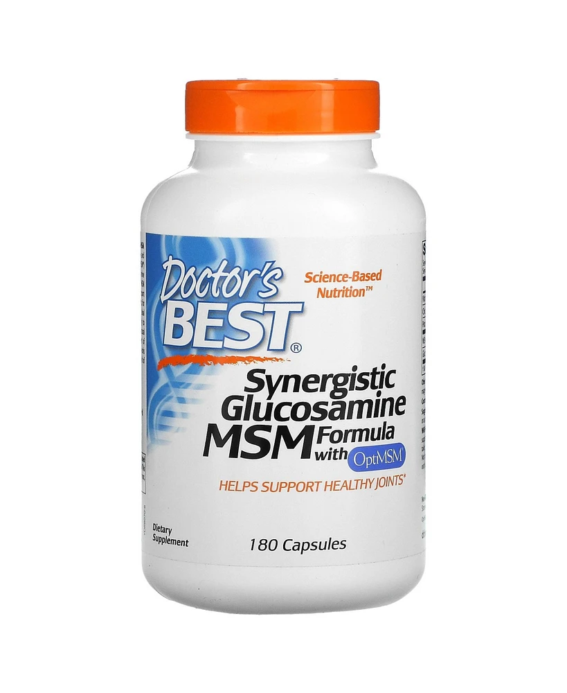 Doctor's Best Synergistic Glucosamine Msm Formula with OptiMSM - 180 Capsules - Assorted Pre