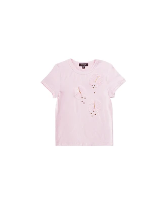 Child Amita Butterfly Pale Graphic Jersey Tee