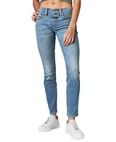 Lucky Brand Women's Ava Mid-Rise Ripped Skinny Jeans