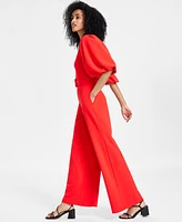 Rachel Rachel Roy Women's Balloon-Sleeve Wide-Leg Jumpsuit