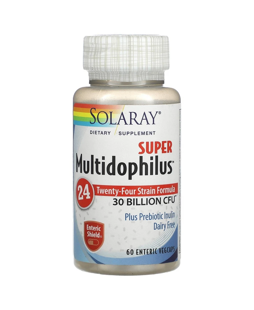 Solaray Super Multidophilus Probiotic 30 Billion Cfu - 60 VegCaps (15 Billion Cfu per - Assorted Pre