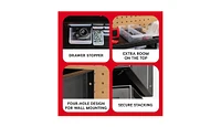 Iris Usa 26 Drawers Small Parts and Hardware Organizer Cabinet, Black