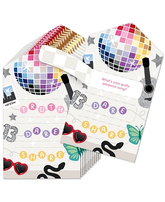 In My Party Era Celebrity Concert Party Game Truth, Dare, Share Pull Tabs 12 Ct - Assorted Pre
