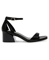 Anne Klein Women's Mia Ankle Strap Block Heel Dress Sandals