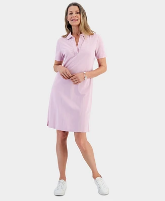 Style & Co Women's Cotton Polo Dress, Created for Macy's