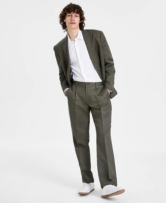 I.n.c. International Concepts Men's Straight-Fit Linen Pants, Created for Macy's
