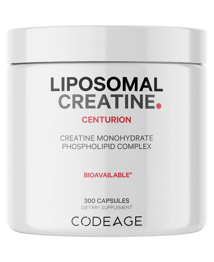 Codeage Liposomal Creatine Monohydrate Supplement, Pure Creatine 3000mg