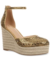 Thalia Sodi Women's Mika Embellished Espadrille Wedge Sandals