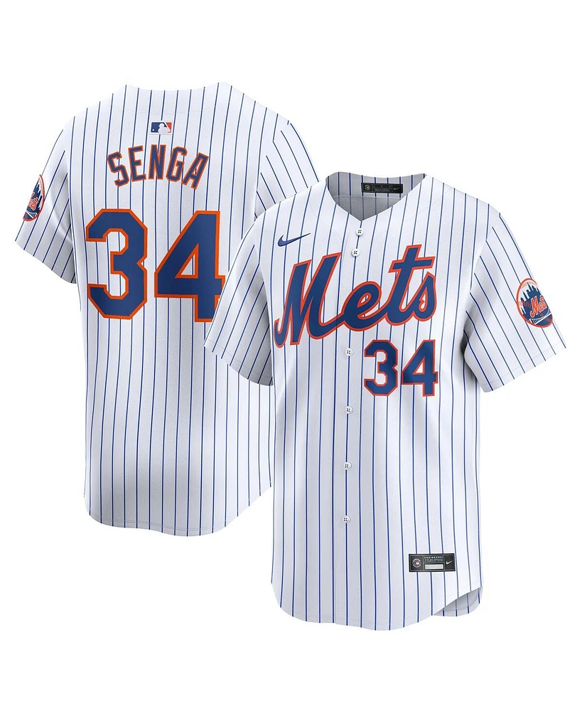 Men's Nike Kodai Senga White New York Mets Home Limited Player Jersey