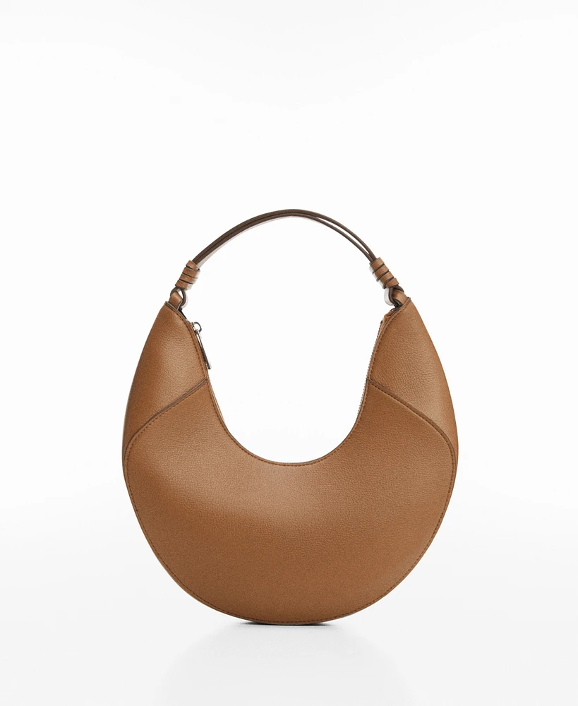 Mango Women's Leather-Effect Shoulder Bag