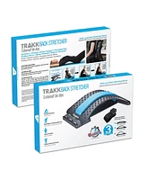 Trakk Back Stretching Device, Back Massager for Bed & Chair & Car, Multi-Level Lumbar Support Stretcher Spinal, Lower and Upper Muscle Pain Relief