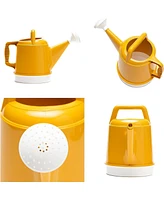 Bloem Deluxe Plastic Watering Can, Earthy Yellow, 2.5 Gallon Capacity