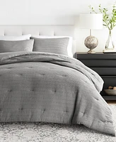 ienjoy Home Waffle Textured 2-Piece Comforter Set, Twin/Twin Xl