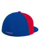 Men's adidas White Kansas Jayhawks On-Field Baseball Fitted Hat
