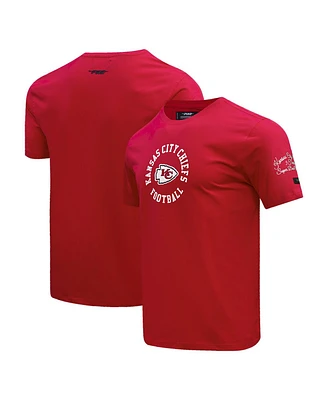 Men's Pro Standard Red Kansas City Chiefs Hybrid T-Shirt