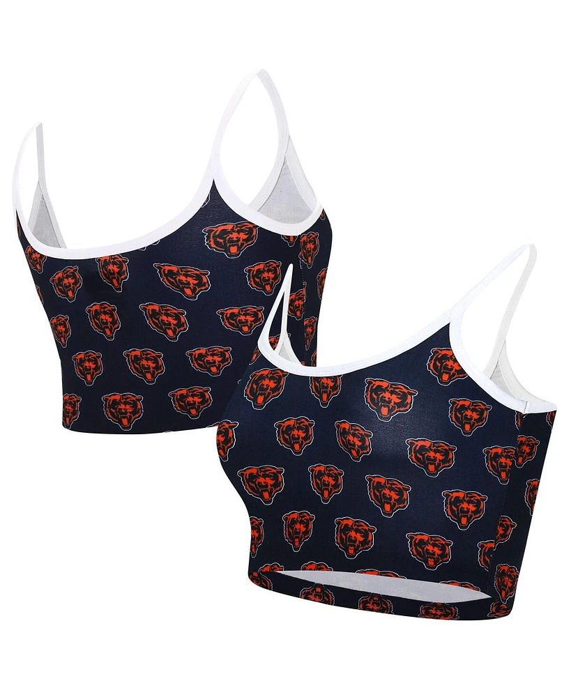 Women's Concepts Sport Navy Chicago Bears Gauge Lounge Bralette