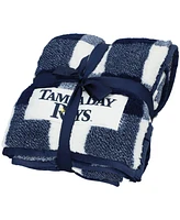 Tampa Bay Rays 50'' x 60'' Buffalo Check Frosty Fleece Blanket