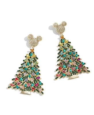 Women's Baublebar Mickey & Friends Christmas Tree Statement Earrings