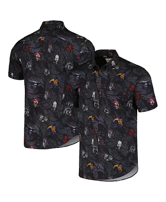 Men's and Women's Rsvlts Navy Are You Afraid of the Dark? Midnight Society Button-Down Shirt