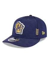 Men's New Era Navy Milwaukee Brewers 2024 Clubhouse Low Profile 59FIFTY Fitted Hat