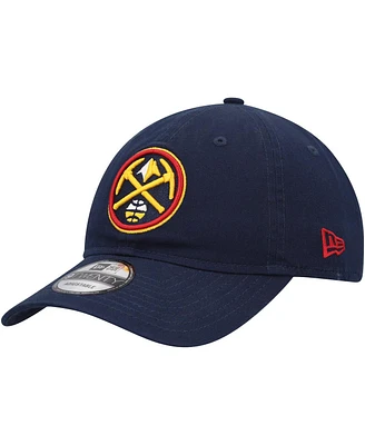 Men's New Era Navy Denver Nuggets Team 2.0 9TWENTY Adjustable Hat