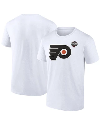 Men's Fanatics White Philadelphia Flyers 2024 Nhl Stadium Series Logo T-shirt