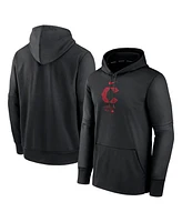 Men's Nike Black Cincinnati Reds City Connect Practice Performance Pullover Hoodie