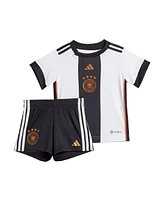 Baby Boys and Girls adidas White Germany National Team 2022 Home Kit