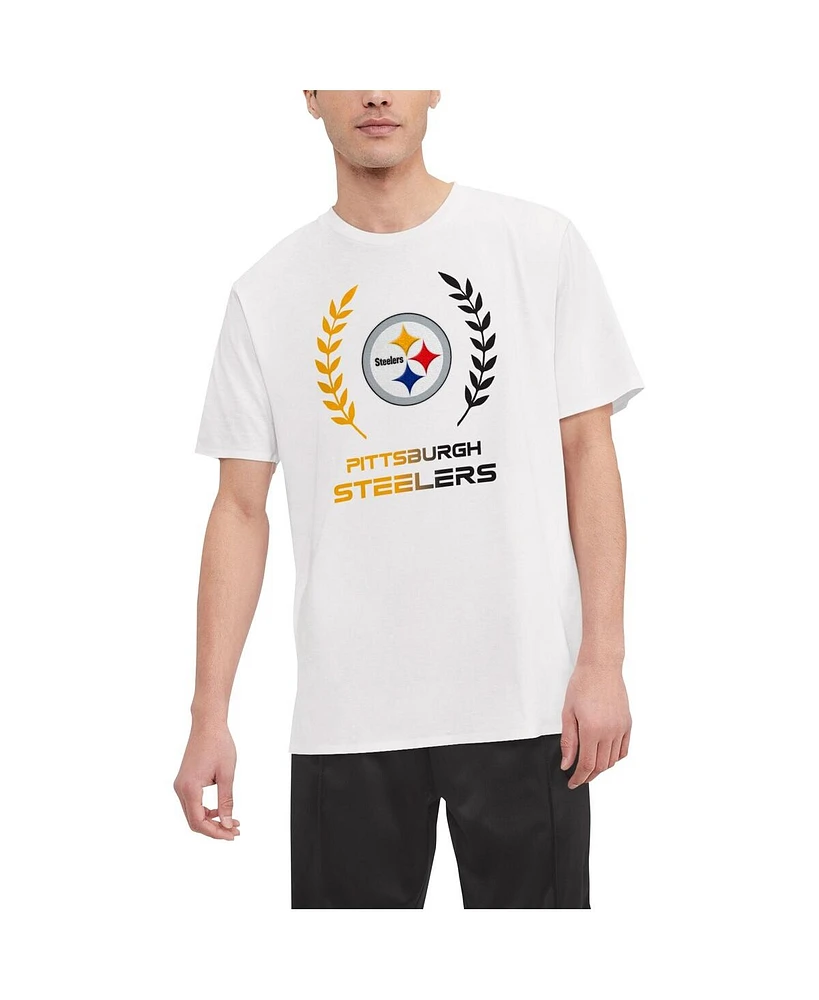 Men's Tommy Hilfiger White Pittsburgh Steelers Miles T-shirt