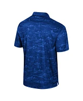 Men's Colosseum Royal Kentucky Wildcats Daly Print Polo Shirt