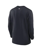 Men's Nike Navy Minnesota Twins Authentic Collection Game Time Performance Quarter-Zip Top