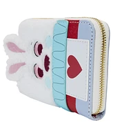 Men's and Women's Loungefly Alice in Wonderland White Rabbit Cosplay Zip-Around Wallet