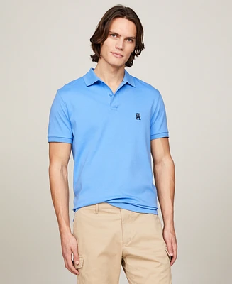 Tommy Hilfiger Men's Short Sleeve Interlock Monogram Polo Shirt