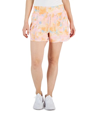 Id Ideology Women's Active Printed Running Shorts, Created for Macy's