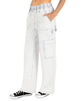 Hurley Juniors' Railroad Denim Cargo Pants