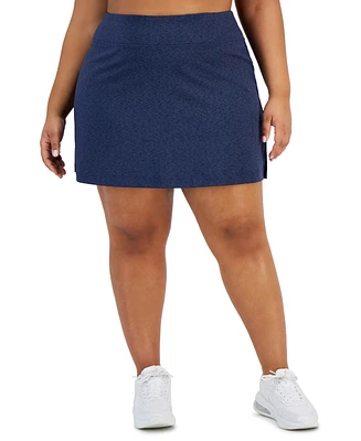 Id Ideology Plus Active Solid Pull-On Skort, Created for Macy's
