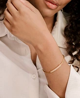 Ettika Crystal Pop 18k Gold Plated Cuff Bracelet