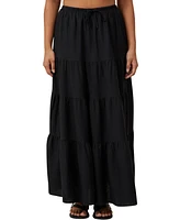 Cotton On Women's Haven Tiered Maxi Skirt