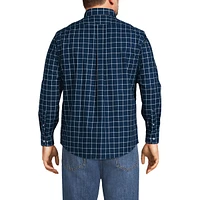 Lands' End Big & Tall Traditional Fit No Iron Twill Shirt